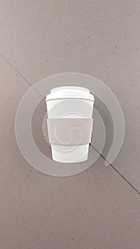 Take away cup with sleeve