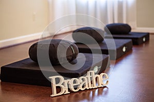 Take a breath yoga pillows