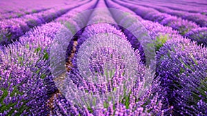 Take a deep breath and let your worries melt away as you immerse yourself in a sea of lavender blooms stretching out as