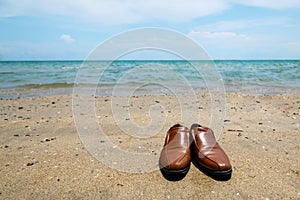 Take off your shoes and walk to the beach  for relaxing after working