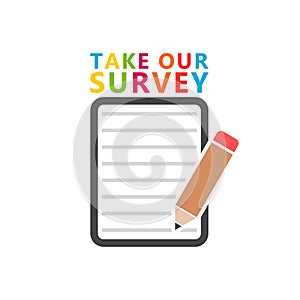Take Our Survey Symbol