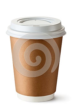 Take-out coffee in thermo cup