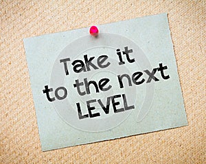 Take it to the next level photo