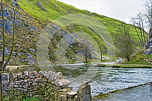 Stepping Stones, in Dovedale, Derbyshire.