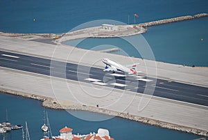 Takeoff Gibraltar Airport