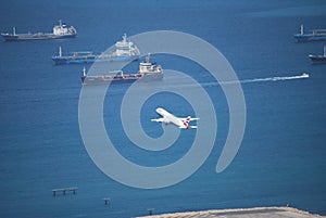 Takeoff Gibraltar Airport