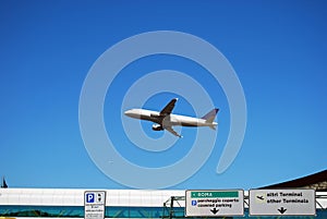 Takeoff to the Airport of Fiumicino - Rome