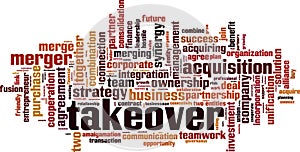 Takeover word cloud