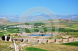 Takht-e Soleyman lake and Zoroastrian temple , UNESCO World Heritage , Iran