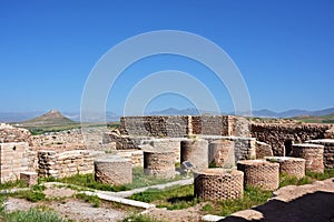 Takht-e Soleiman Ruins , UNESCO world heritage site in Takab , Iran photo