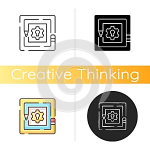 Taking on challenges icon