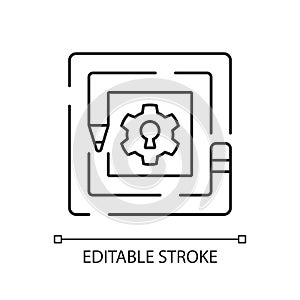 Taking on challenges linear icon