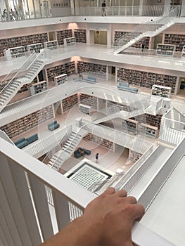 Stuttgart Library at MailÃÂ¤nder Platz photo