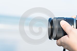 Taking a picture using a camera