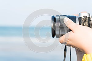 Taking a picture using a camera