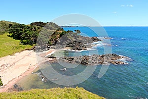 Taking a stroll along Coopers beach