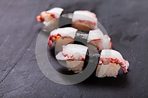 Tako nigiri sushi photo