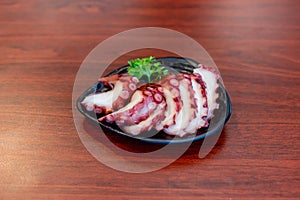 Tako Sashimi, Japan food photo