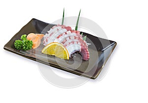 Tako sashimi menu