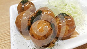 takoyaki from Japan good smell and yummy