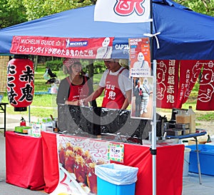 Takoyaki shop recommended by michelin guide
