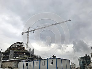 Taksim Mosque construction