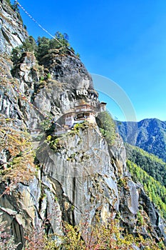 Taktshang Goemba or Tiger`s nest monastery, Paro, Bhutan