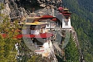 Taktshang Monastery (Tiger's Nest) in Bhutan