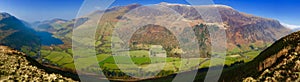 Tal-y-Lynn lake and mountains Snowdonia photo