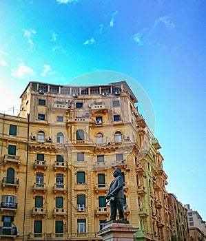 Talaat Harb statue