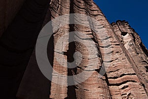 Talampaya National Park is a national park located in the La Rioja Province, Argentina. The landscape is the result of erosion by