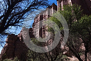 Talampaya National Park is a national park located in the La Rioja Province, Argentina. The landscape is the result of erosion by