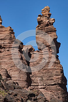 Talampaya National Park is a national park located in the La Rioja Province, Argentina. The landscape is the result of erosion by