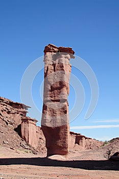 Talampaya red rock formation