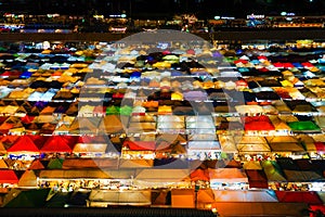 Talat lot Phi Ratchada night market of Thailand, Bangkok