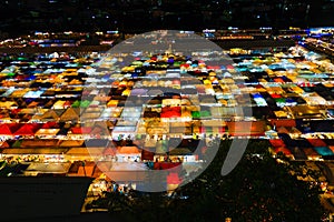 Talat lot Phi Ratchada night market of Thailand, Bangkok