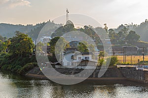 Talawakele village in Sri Lanka