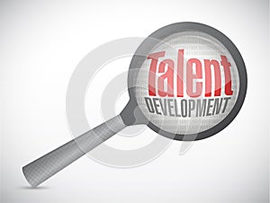 Talent development investigation concept