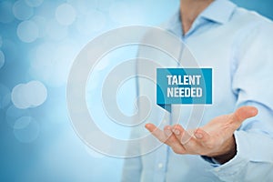 Talent needed