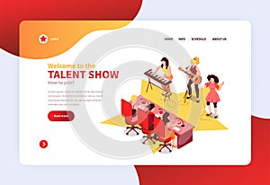 Talent Show Concept Banner