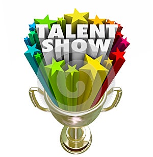 Talent Show Trophy Winner Best Performer Contest