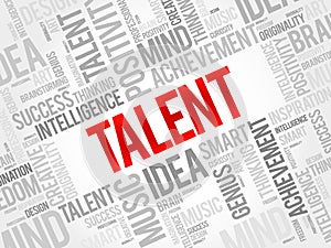 Talent word cloud