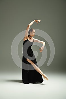 Talented young ballerina exudes elegance in
