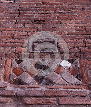 Talisman in the form of a phallus in the wall of the house of Pompeii (Pompei