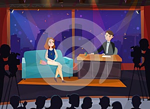 Talk Show Illustration