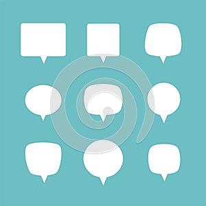 Talking bubbles. Vector