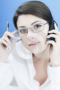 Talking business to the phone