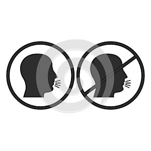 Talking icon Talking icon