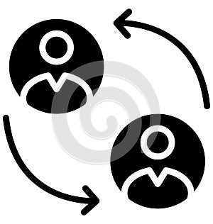 Talking Isolated Vector Icon That can be easily Modified or Edited.