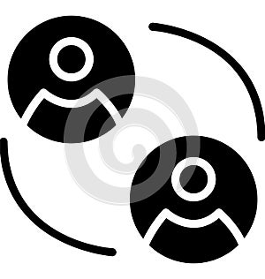 Talking Isolated Vector Icon That can be easily Modified or Edited.